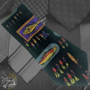 Taxidermy Fish and Bait Tie